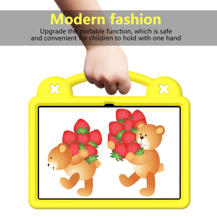 For Walmart Onn 10.1 2022 / 100071485 Handle Kickstand Children EVA Shockproof PC Tablet Case(Yellow) - Others by PMC TechLife | Online Shopping South Africa | PMC TechLife | Buy Now Pay Later Mobicred