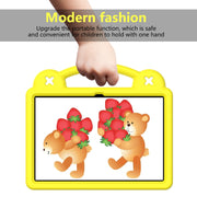 For Walmart Onn 10.1 2022 / 100071485 Handle Kickstand Children EVA Shockproof PC Tablet Case(Yellow)
