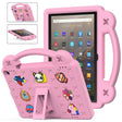 For Amazon Fire HD 10 2021 Handle Kickstand Children EVA Shockproof PC Tablet Case(Pink) - Amazon by PMC TechLife | Online Shopping South Africa | PMC TechLife | Buy Now Pay Later Mobicred