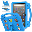 For Amazon Fire HD 10 2021 Handle Kickstand Children EVA Shockproof PC Tablet Case(Sky Blue) - Amazon by PMC TechLife | Online Shopping South Africa | PMC TechLife | Buy Now Pay Later Mobicred