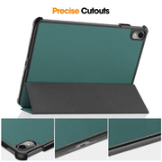 For Huawei MatePad 11 2023 ENKAY Tri-fold Custer Texture Leather Stand Smart Case(Grey)