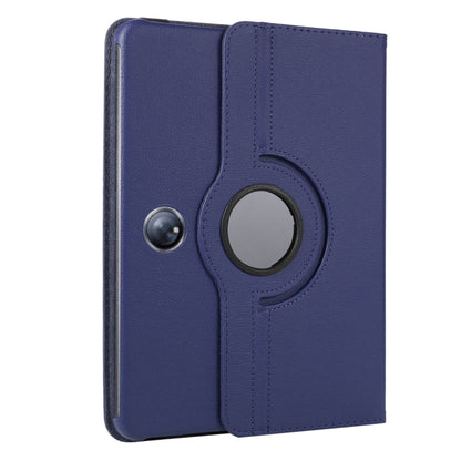For OnePlus Pad / OPPO Pad 2 ENKAY 360 Degree Rotation Stand Litchi Leather Smart Tablet Case(Dark Blue) - free shipping - PMC Jewellery - Order now!