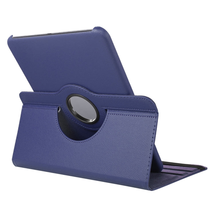 For OnePlus Pad / OPPO Pad 2 ENKAY 360 Degree Rotation Stand Litchi Leather Smart Tablet Case(Dark Blue) - free shipping - PMC Jewellery - Order now!