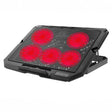 X5 Game Work Mute 5-Fan 7-Gear Adjustable Height Laptop Cooling Stand(Red) - Cooling Pads by PMC TechLife | Online Shopping South Africa | PMC TechLife | Buy Now Pay Later Mobicred
