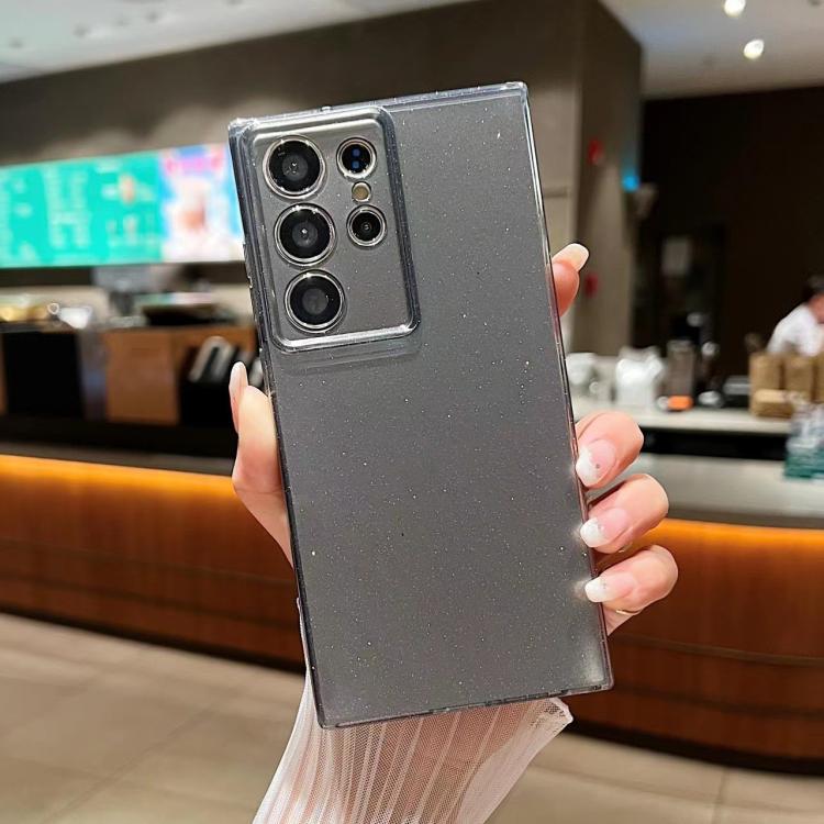 For Samsung Galaxy S25 Ultra 5G Jelly Glitter Solid Color TPU Phone Case(Gray) - Galaxy S25 Ultra 5G Cases by PMC TechLife | Online Shopping South Africa | PMC TechLife | Buy Now Pay Later Mobicred