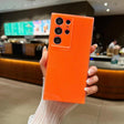 For Samsung Galaxy S25 Ultra 5G Jelly Glitter Solid Color TPU Phone Case(Orange) - Galaxy S25 Ultra 5G Cases by PMC TechLife | Online Shopping South Africa | PMC TechLife | Buy Now Pay Later Mobicred