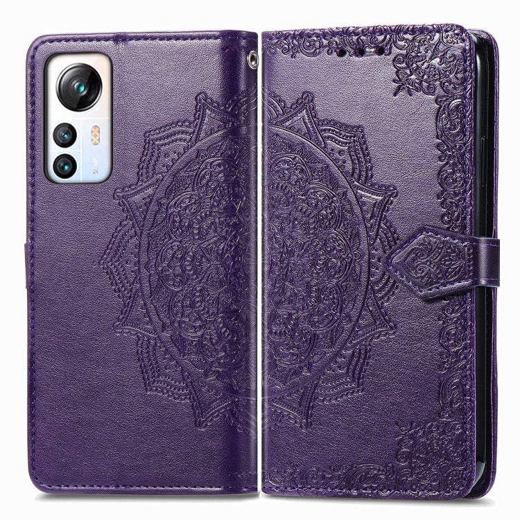 For Blackview A85 Mandala Flower Embossed Leather Phone Case(Purple) - More Brand by PMC TechLife | Online Shopping South Africa | PMC TechLife | Buy Now Pay Later Mobicred