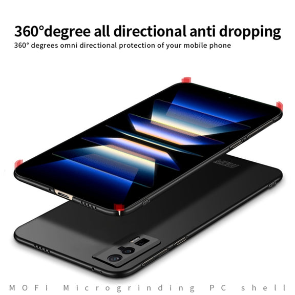 For Xiaomi Redmi K60 / K60 Pro MOFI Frosted Ultra-thin PC Hard Case(Black)