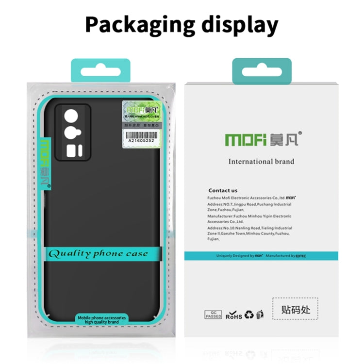 For Xiaomi Redmi K60 / K60 Pro MOFI Frosted Ultra-thin PC Hard Case(Blue)