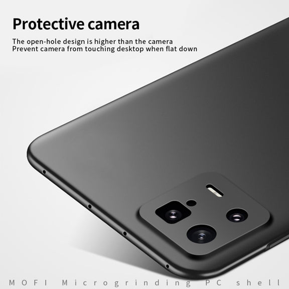 For Xiaomi 13 MOFI Frosted Ultra-thin PC Hard Case(Black)