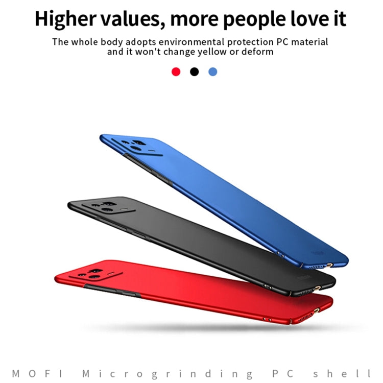 For Xiaomi 13 Pro MOFI Frosted Ultra-thin PC Hard Case(Blue) - Xiaomi Cases by MOFI | Online Shopping South Africa | PMC TechLife | Buy Now Pay Later Mobicred