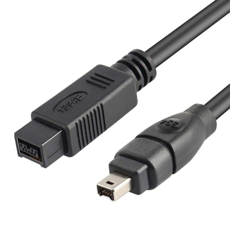 JUNSUNMAY FireWire High Speed Premium DV 800 9 Pin Male To FireWire 400 4 Pin Male IEEE 1394 Cable, Length:3m - free shipping - PMC Jewellery - Order now!