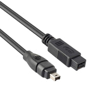 JUNSUNMAY FireWire High Speed Premium DV 800 9 Pin Male To FireWire 400 4 Pin Male IEEE 1394 Cable, Length:4.5m