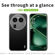 For OPPO Find X6 MOFI Ming Series Ultra-thin TPU Phone Case(Transparent)