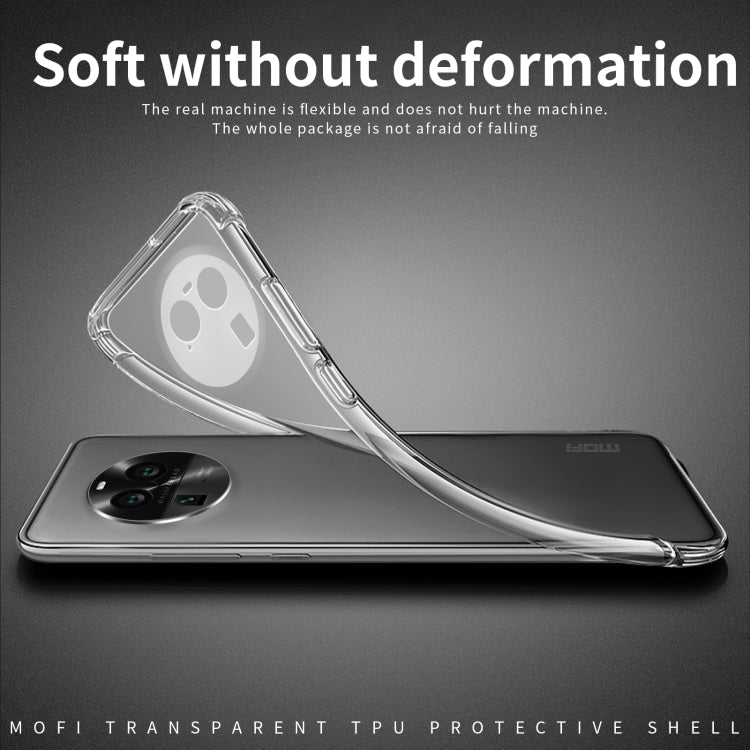 For OPPO Find X6 MOFI Ming Series Ultra-thin TPU Phone Case(Transparent) - OPPO Cases by MOFI | Online Shopping South Africa | PMC TechLife