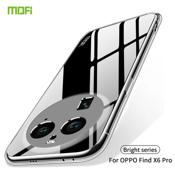 For OPPO Find X6 Pro MOFI Ming Series Ultra-thin TPU Phone Case(Transparent)