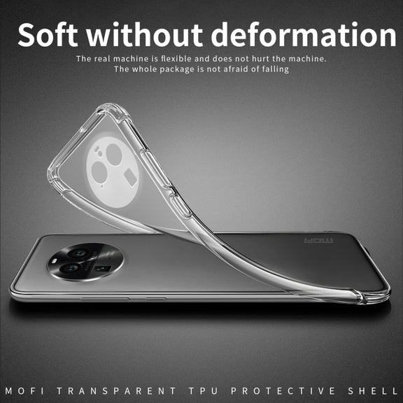 For OPPO Find X6 Pro MOFI Ming Series Ultra-thin TPU Phone Case(Transparent)
