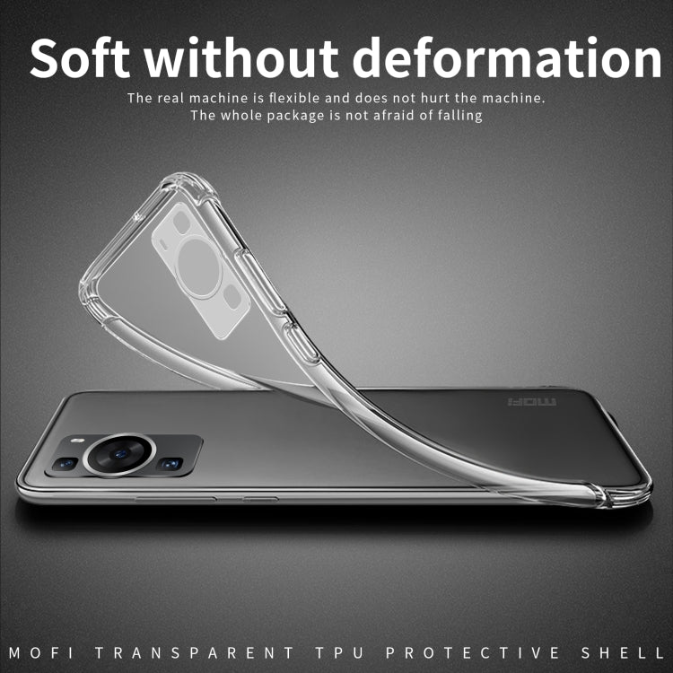 For Huawei P60 / P60 Pro MOFI Ming Series Ultra-thin TPU Phone Case(Transparent) - Huawei Cases by MOFI | Online Shopping South Africa | PMC TechLife | Buy Now Pay Later Mobicred