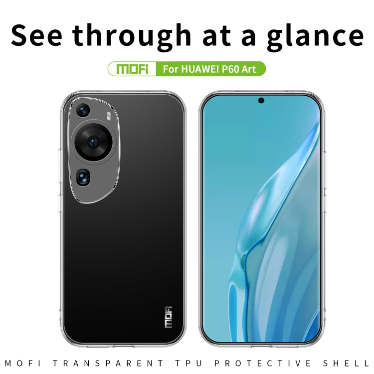 For Huawei P60 Art MOFI Ming Series Ultra-thin TPU Phone Case(Transparent) - Huawei Cases by MOFI | Online Shopping South Africa | PMC TechLife