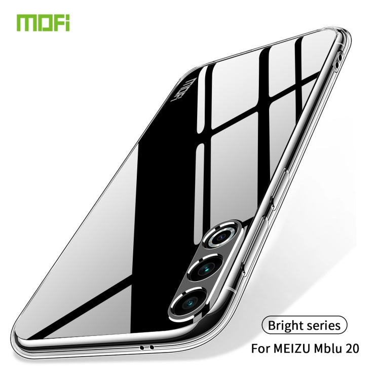 For Meizu 20 MOFI Ming Series Ultra-thin TPU Phone Case(Transparent) - More Brand by MOFI | Online Shopping South Africa | PMC TechLife | Buy Now Pay Later Mobicred