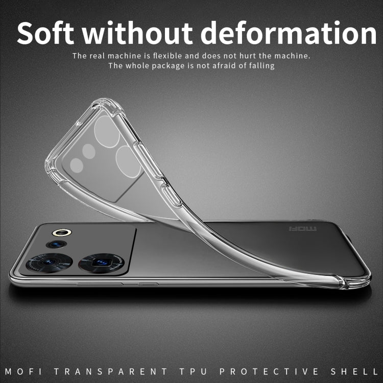 For ZTE Nubia Z50 Ultra MOFI Ming Series Ultra-thin TPU Phone Case(Transparent) - ZTE Cases by MOFI | Online Shopping South Africa | PMC TechLife | Buy Now Pay Later Mobicred