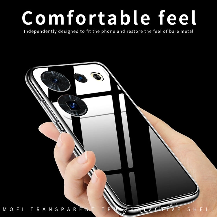 For ZTE Nubia Z50 Ultra MOFI Ming Series Ultra-thin TPU Phone Case(Transparent) - ZTE Cases by MOFI | Online Shopping South Africa | PMC TechLife | Buy Now Pay Later Mobicred