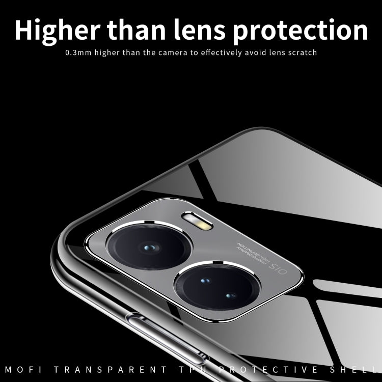 For vivo iQOO Z7X MOFI Ming Series Ultra-thin TPU Phone Case(Transparent)