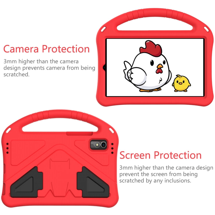 For Lenovo Tab M9 TB-310FU 2023 EVA Shockproof Tablet Case with Holder(Red) - Lenovo by PMC TechLife | Online Shopping South Africa | PMC TechLife | Buy Now Pay Later Mobicred