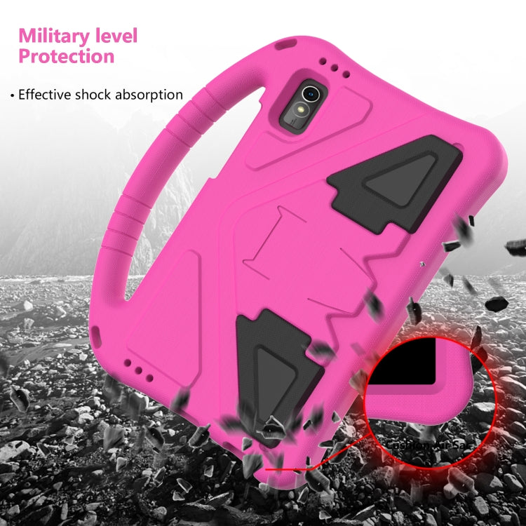 For Lenovo Tab M9 TB-310FU 2023 EVA Shockproof Tablet Case with Holder(RoseRed) - Lenovo by PMC TechLife | Online Shopping South Africa | PMC TechLife | Buy Now Pay Later Mobicred