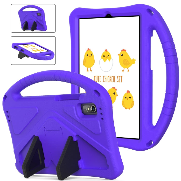 For Lenovo Tab M9 TB-310FU 2023 EVA Shockproof Tablet Case with Holder(Purple) - Lenovo by PMC TechLife | Online Shopping South Africa | PMC TechLife | Buy Now Pay Later Mobicred