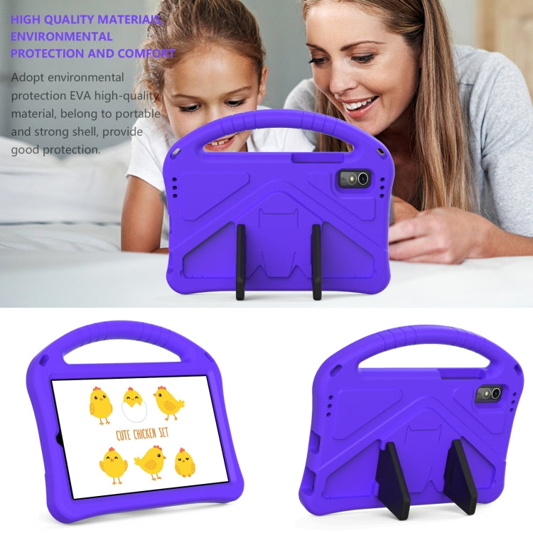 For Lenovo Tab M9 TB-310FU 2023 EVA Shockproof Tablet Case with Holder(Purple) - Lenovo by PMC TechLife | Online Shopping South Africa | PMC TechLife | Buy Now Pay Later Mobicred