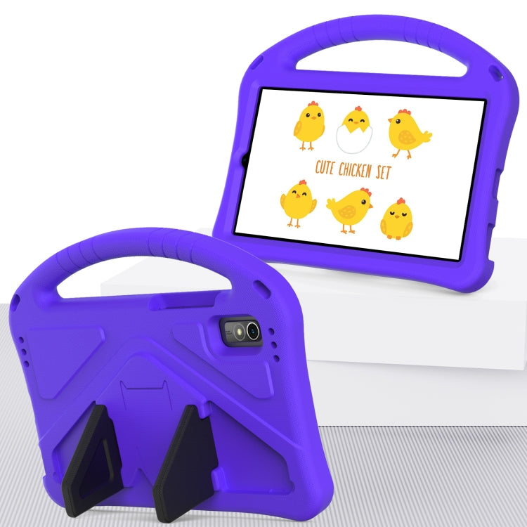 For Lenovo Tab M9 TB-310FU 2023 EVA Shockproof Tablet Case with Holder(Purple) - Lenovo by PMC TechLife | Online Shopping South Africa | PMC TechLife | Buy Now Pay Later Mobicred