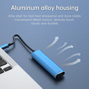 V264 3 in 1 USB-C / Type-C to USB3.0 + PD3.0 + HD2.0 3-Ports Multi Splitter Adapter OTG HUB