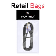 NORTHJO LTM03 8 Pin to 3.5mm Audio AUX Jack Cable, Length:0.5m