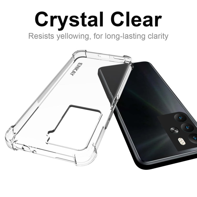 For HTC U23 ENKAY Hat-Prince Transparent TPU Shockproof Phone Case - More Brand by ENKAY | Online Shopping South Africa | PMC Jewellery | Buy Now Pay Later Mobicred