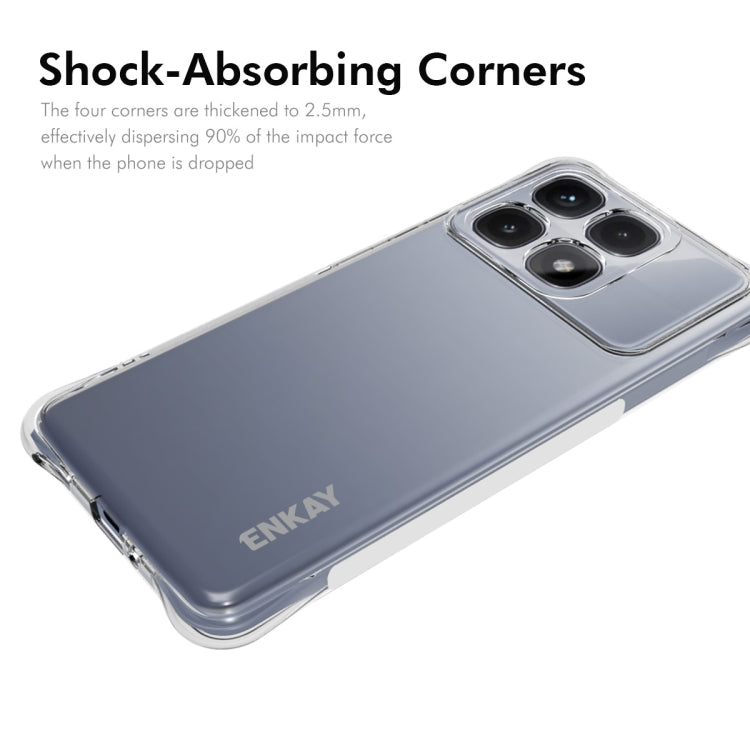 For Redmi K70 Ultra ENKAY Hat-Prince Transparent TPU Shockproof Phone Case - free shipping - PMC Jewellery - Order now!