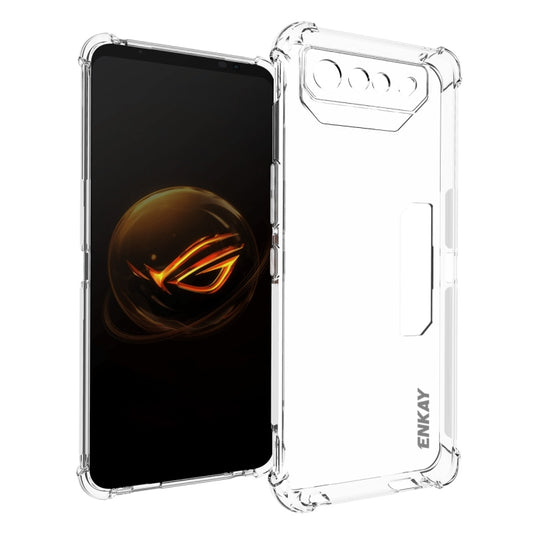 For Asus ROG Phone 7 Ultimate ENKAY Hat-Prince Transparent TPU Shockproof Phone Case - free shipping - PMC Jewellery - Order now!