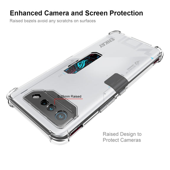 For Asus ROG Phone 7 Ultimate ENKAY Hat-Prince Transparent TPU Shockproof Phone Case