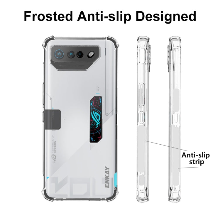 For Asus ROG Phone 7 Ultimate ENKAY Hat-Prince Transparent TPU Shockproof Phone Case - free shipping - PMC TechLife - Order now!