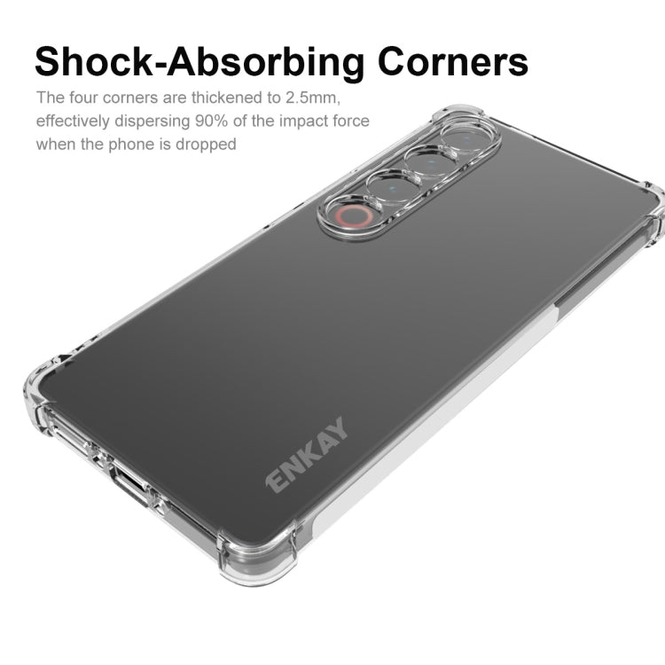 For Meizu 21 Pro ENKAY Hat-Prince Transparent TPU Shockproof Phone Case - free shipping - PMC Jewellery - Order now!