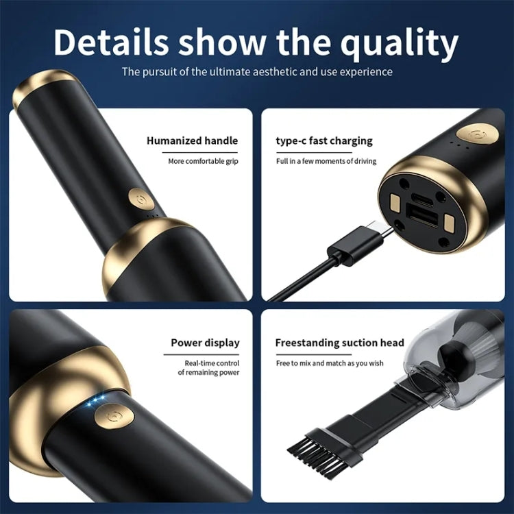 P9 Mini Portable Wireless Big Power Rechargeable Wet Dry Auto Car Vacuum Cleaner(White) - Vacuum Cleaner by PMC TechLife | Online Shopping South Africa | PMC TechLife | Buy Now Pay Later Mobicred