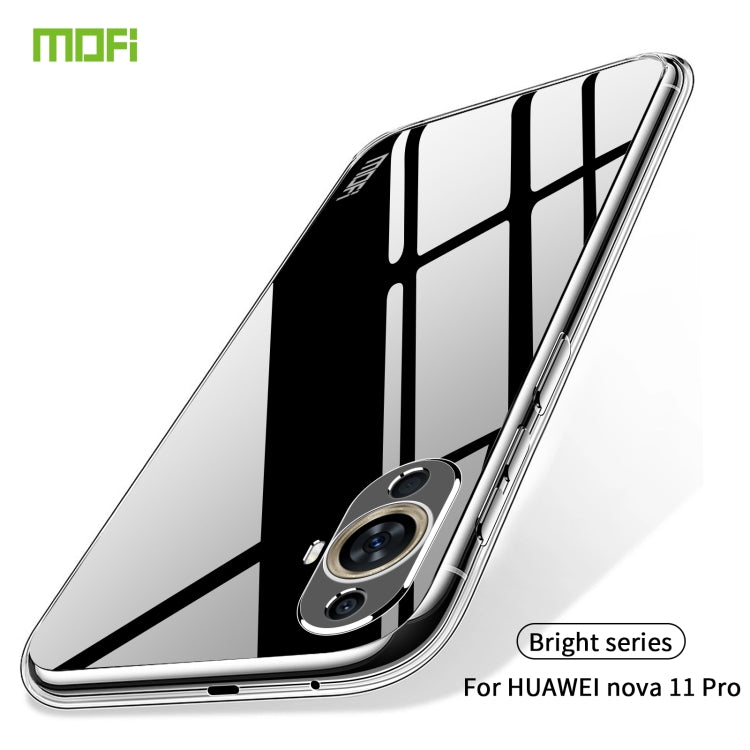 For Huawei nova 11 Pro MOFI Ming Series Transparent Ultra-thin TPU Phone Case - free shipping - PMC TechLife - Order now!