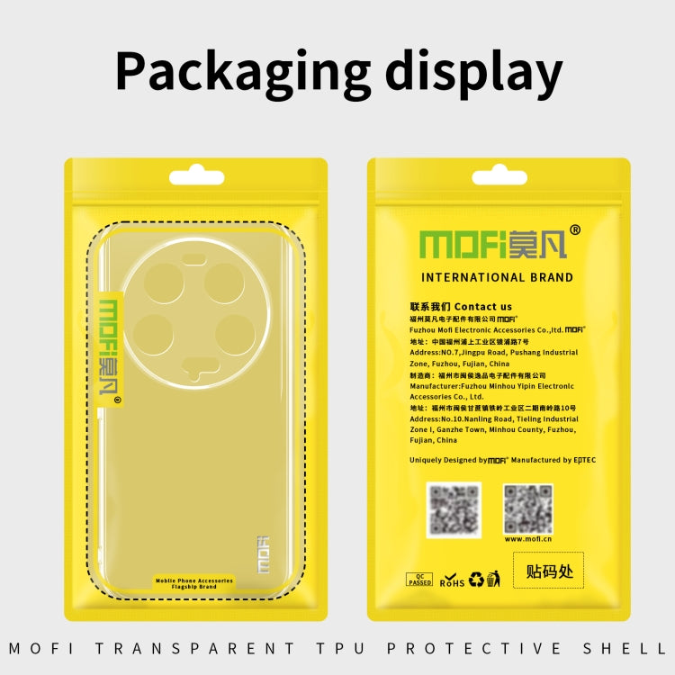For Huawei nova 11 Pro MOFI Ming Series Transparent Ultra-thin TPU Phone Case