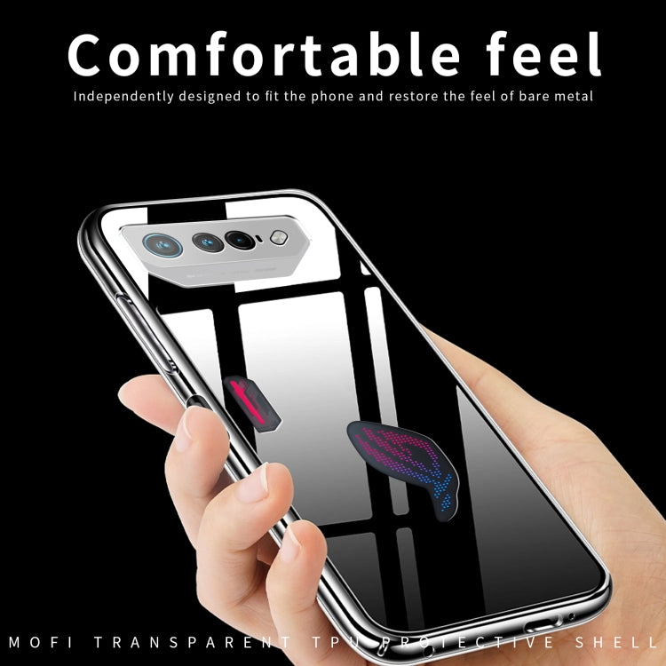 For ASUS ROG Phone 7 MOFI Ming Series Ultra-thin TPU Phone Case(Transparent) - ASUS Cases by MOFI | Online Shopping South Africa | PMC Jewellery | Buy Now Pay Later Mobicred