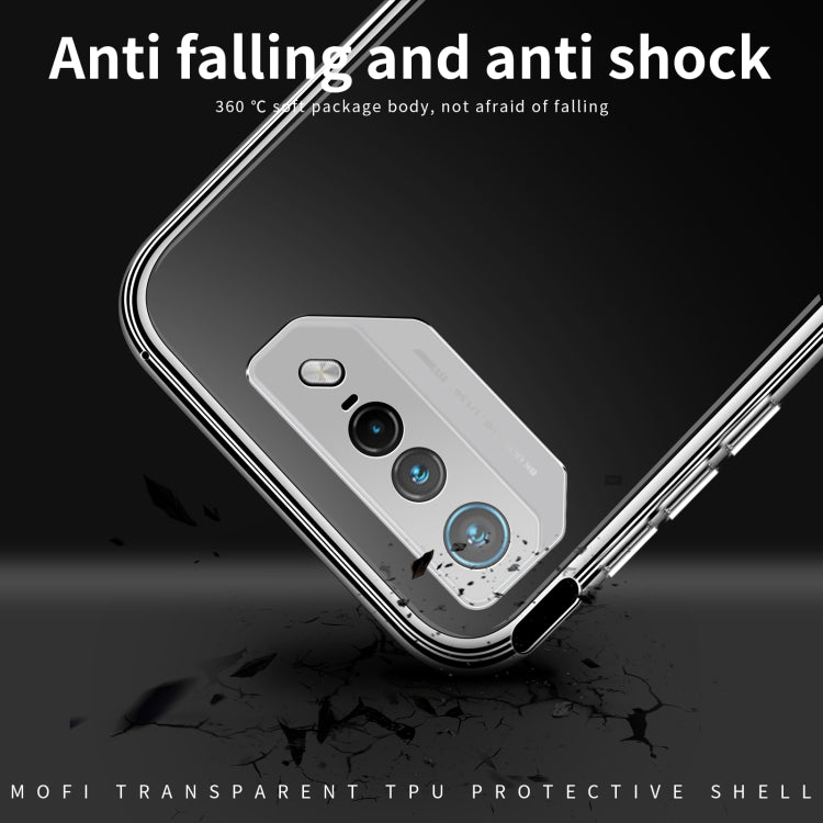For ASUS ROG Phone 7 MOFI Ming Series Ultra-thin TPU Phone Case(Transparent) - ASUS Cases by MOFI | Online Shopping South Africa | PMC Jewellery | Buy Now Pay Later Mobicred