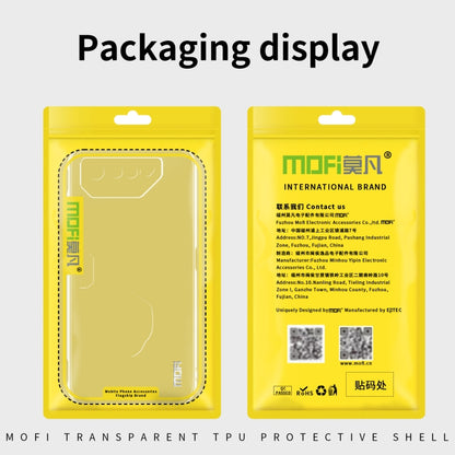 For ASUS ROG Phone 7 MOFI Ming Series Ultra-thin TPU Phone Case(Transparent) - ASUS Cases by MOFI | Online Shopping South Africa | PMC Jewellery | Buy Now Pay Later Mobicred