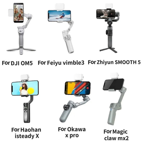 GBL01 LED Gimbal Light Camera Fill Light Double Lamp