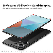 For Xiaomi Redmi Note 13 5G MOFI Micro-Frosted PC Ultra-thin Hard Phone Case(Red)