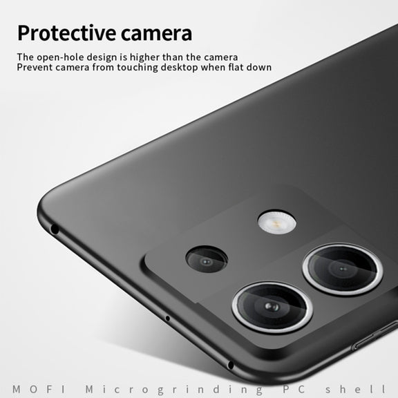 For Xiaomi Redmi Note 13 5G MOFI Micro-Frosted PC Ultra-thin Hard Phone Case(Red)