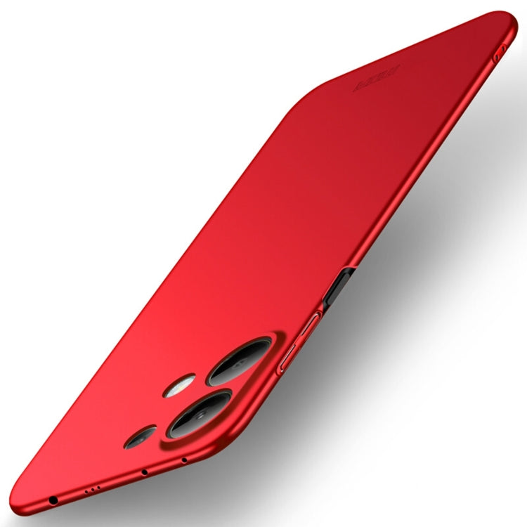 For Xiaomi Redmi Note 13 4G MOFI Micro-Frosted PC Ultra-thin Hard Phone Case(Red) - Xiaomi Cases by MOFI | Online Shopping South Africa | PMC TechLife | Buy Now Pay Later Mobicred
